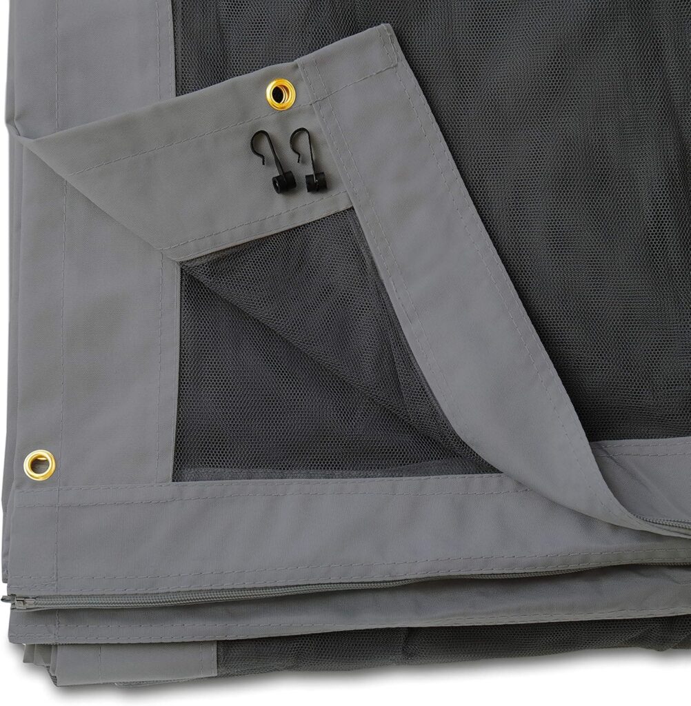 Système de fixation pour la moustiquaire toolport spécial tonnelle