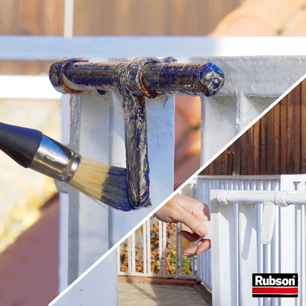 Étapes de traitement de la rouille sur tonnelle métallique - brossage, convertisseur, peinture antirouille