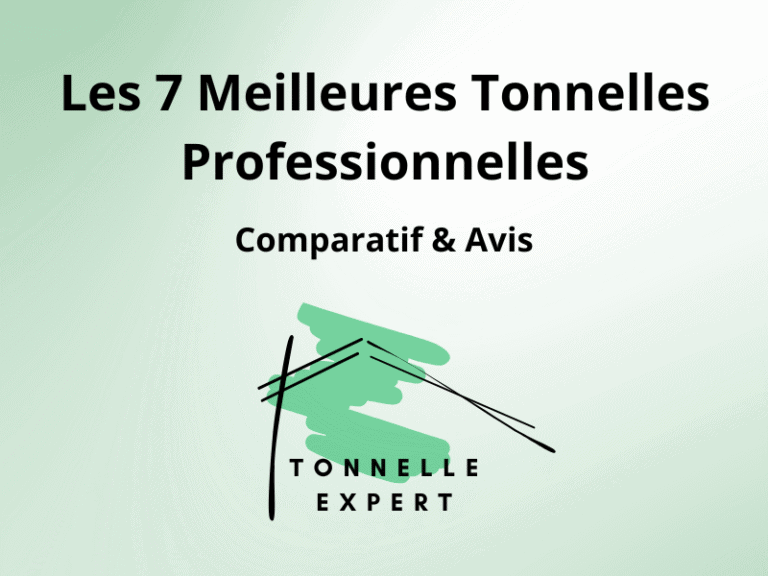 Comparatif des meilleures tonnelles professionnelles.
